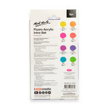 Mont Marte Fluoro Acrylic Paint Intro Set Premium 8Pc X 18Ml 0 6 Us Fl Oz