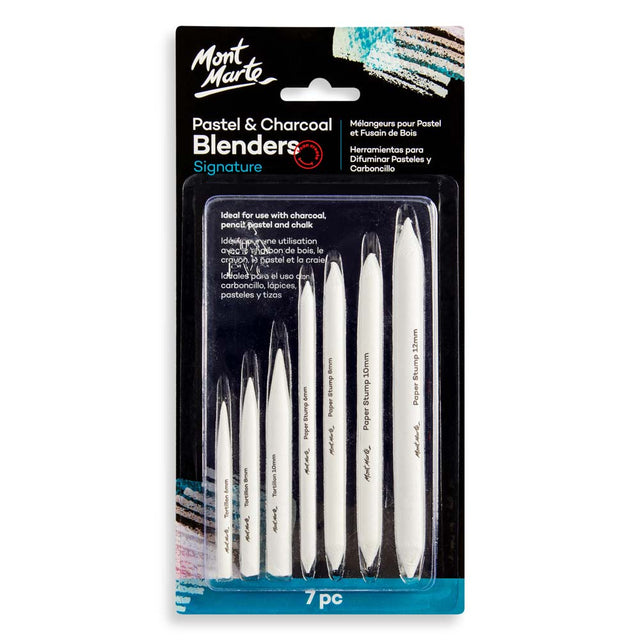 Mont Marte Pastel & Charcoal Blenders 7Pce