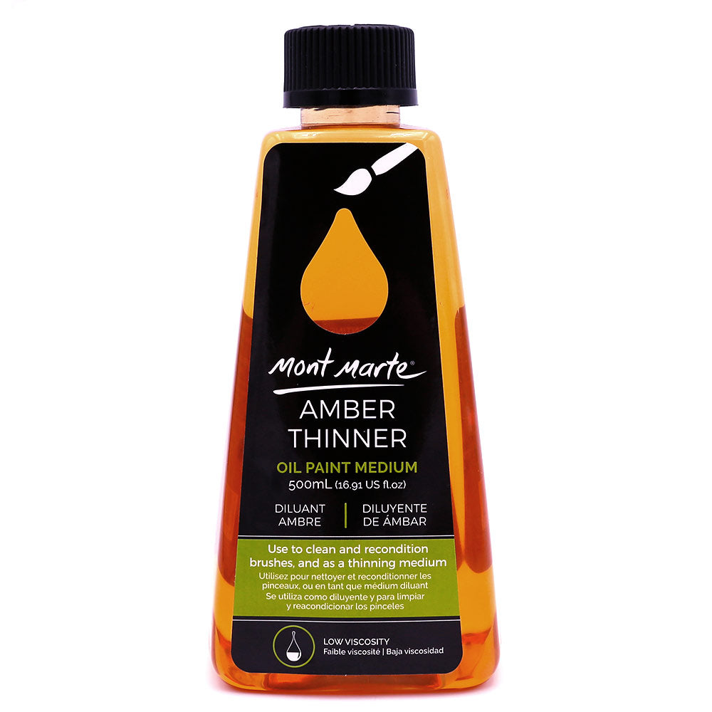 Mont Marte Amber Thinner Premium 500Ml (16.91 Us Fl.Oz)