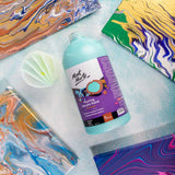 Mont Marte Pouring Acrylic Paint Premium 1L 33 8 Us Fl Oz Bottle Turquoise