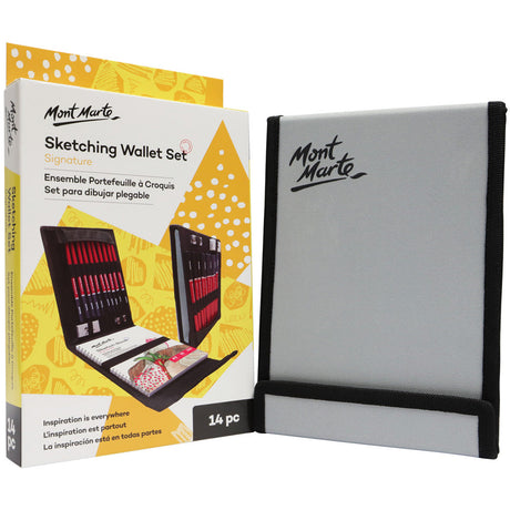 Mont Marte Sketching Wallet Set Signature 14Pc