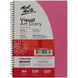 Mont Marte Visual Art Diary Signature A4 120 Pages 110Gsm