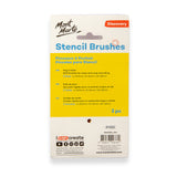 Mont Marte Stencil Brushes Discovery 3Pc