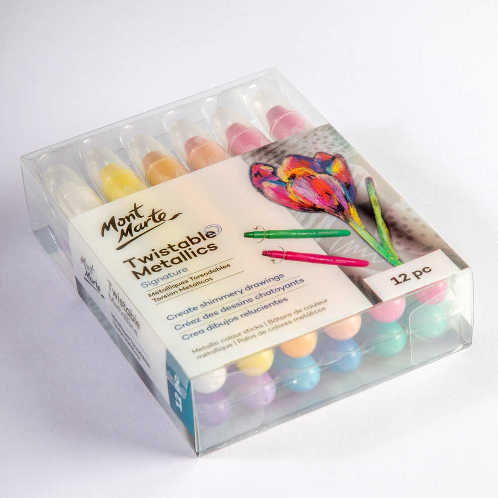 Mont Marte Twistable Metallics Signature 12Pc