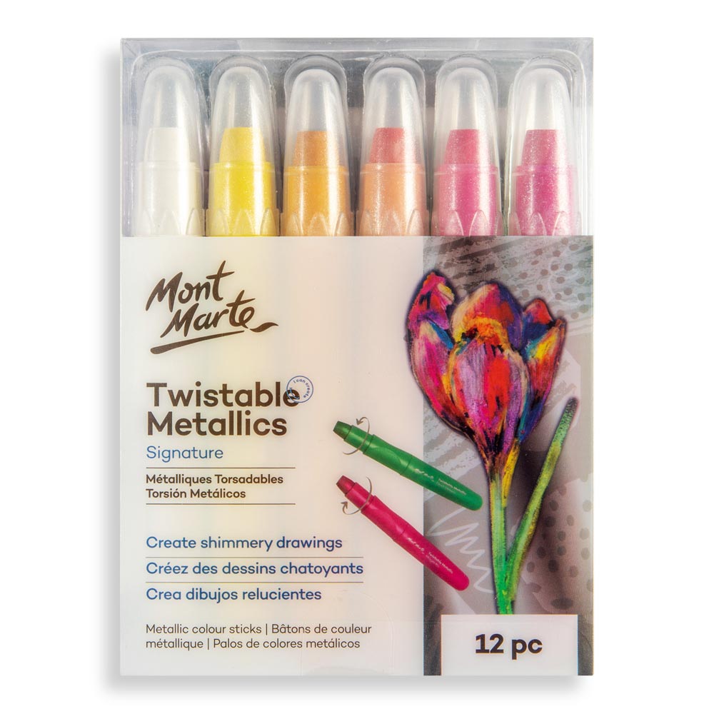 Mont Marte Twistable Metallics Signature 12Pc
