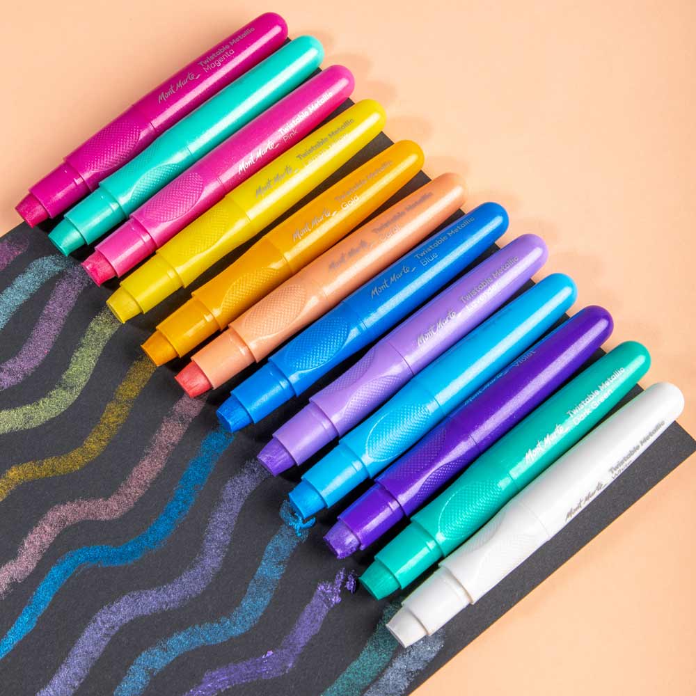 Mont Marte Twistable Metallics Signature 12Pc