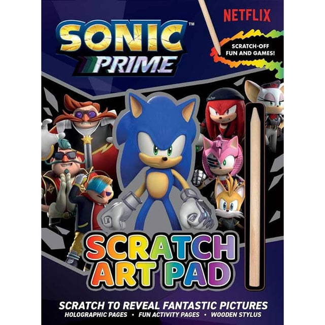 Sonic Prime Scratch Art Set