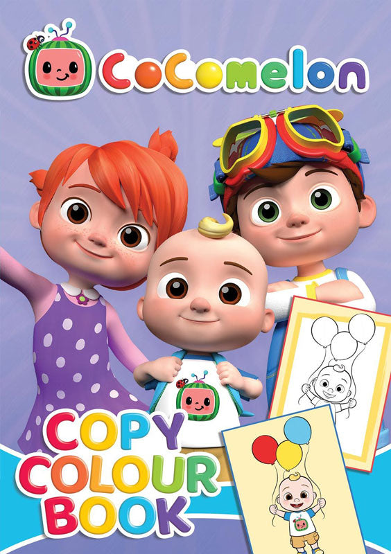 Cocomelon Copy Colour Book
