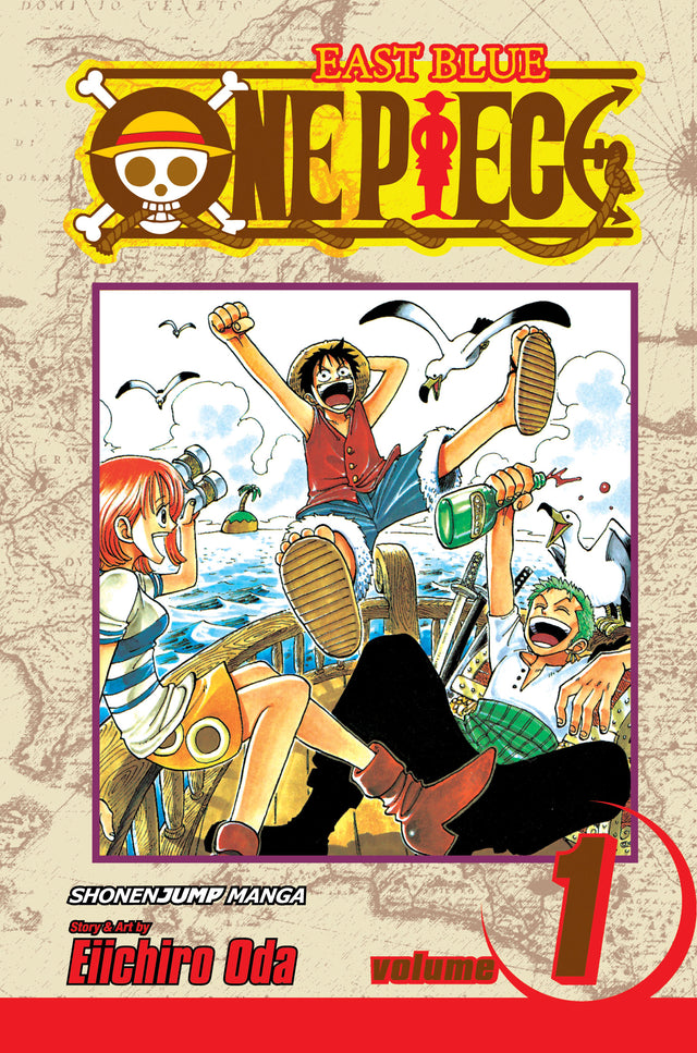 One Piece, Vol. 1: Romance Dawn - Front Cover