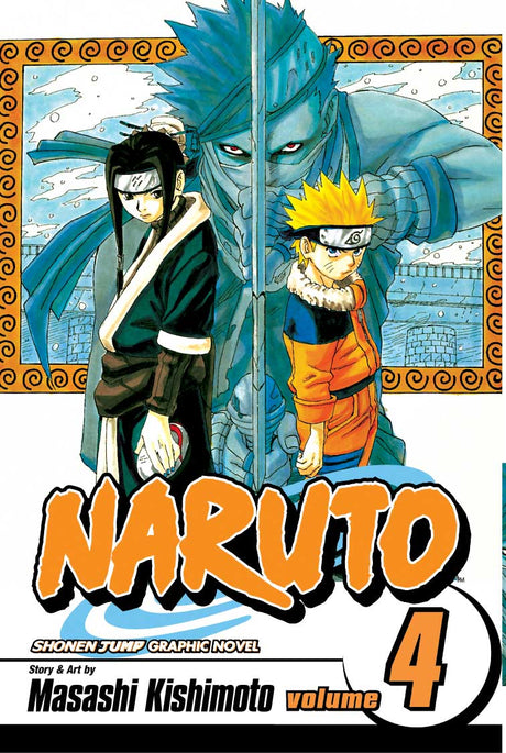 Cover image of the Manga Naruto, Vol.4: The Hero's Bridge!!