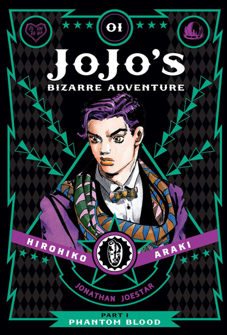 Cover image of JoJo's Bizarre Adventure: Part 1--Phantom Blood, Vol. 1 (Hardcover)
