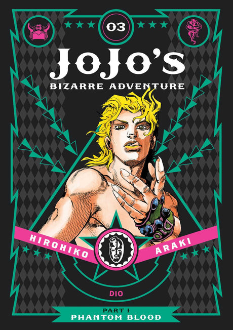 Cover image of JoJo's Bizarre Adventure: Part 1--Phantom Blood, Vol. 3 (Hardcover)