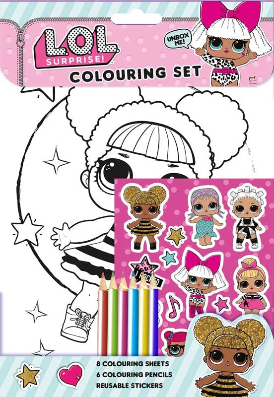 Lol Surprise Colouring Set