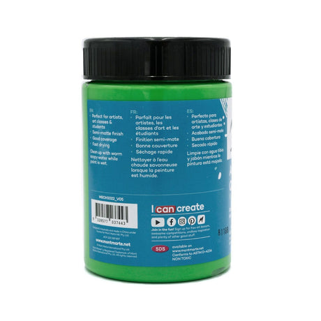 Mont Marte Acrylic Colour Paint Signature 300Ml 10 1 Us Fl Oz Light Green