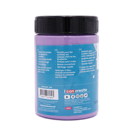 Mont Marte Acrylic Colour Paint Signature 300Ml 10 1 Us Fl Oz Light Purple
