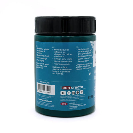 Mont Marte Acrylic Colour Paint Signature 300Ml 10 1 Us Fl Oz Phthalo Green