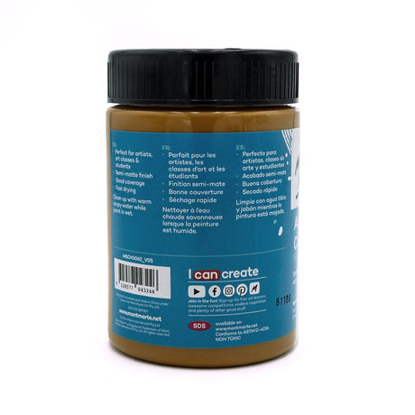 Mont Marte Acrylic Colour Paint Signature 300Ml 10 1 Us Fl Oz Raw Sienna