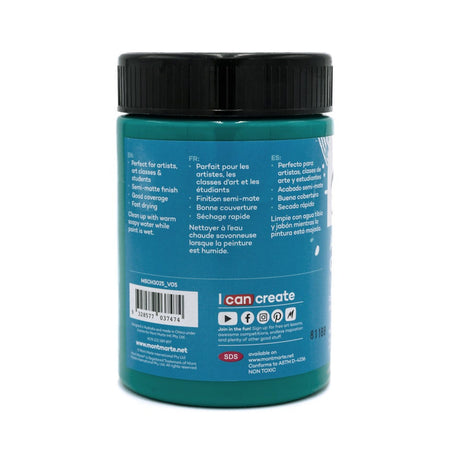 Mont Marte Acrylic Colour Paint Signature 300Ml 10 1 Us Fl Oz Viridian