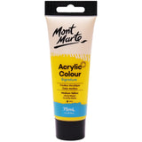 Mont Marte Acrylic Colour Paint Signature 75Ml (2.5 Us Fl.Oz) Tube - Medium Yellow