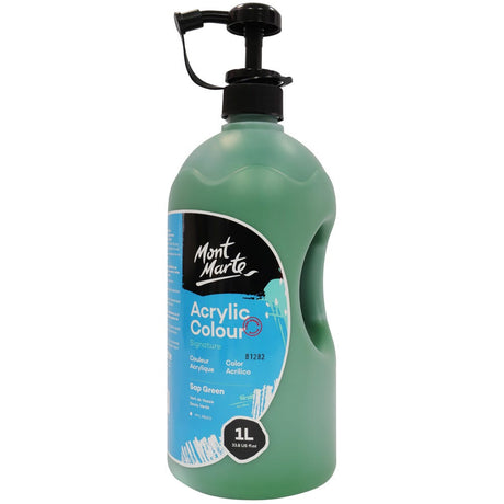 Mont Marte Acrylic Colour Signature 1L - Sap Green