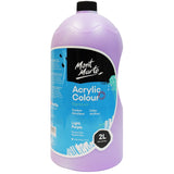 Mont Marte Acrylic Colour Paint Signature 2L 67 6 Us Fl Oz Bottle Light Purple