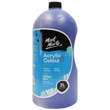 Mont Marte Acrylic Colour Paint Signature 2L 67 6 Us Fl Oz Bottle Phthalo Blue