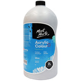 Mont Marte Acrylic Colour Paint Signature 2L 67 6 Us Fl Oz Bottle Silver