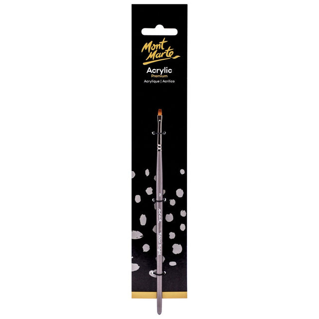Mont Marte Artist Brush Premium Taklon Premium Short Bright 2