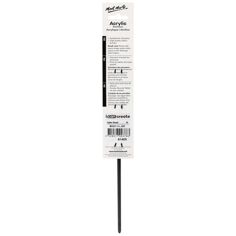 Mont Marte Artist Brush Premium Taklon Round 10