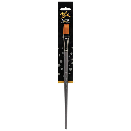 Mont Marte Artist Brush Taklon Flat Long 24