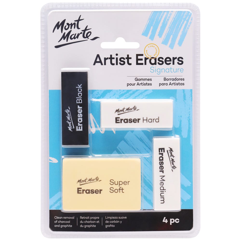 Mont Marte Artist Erasers Signature 4Pc