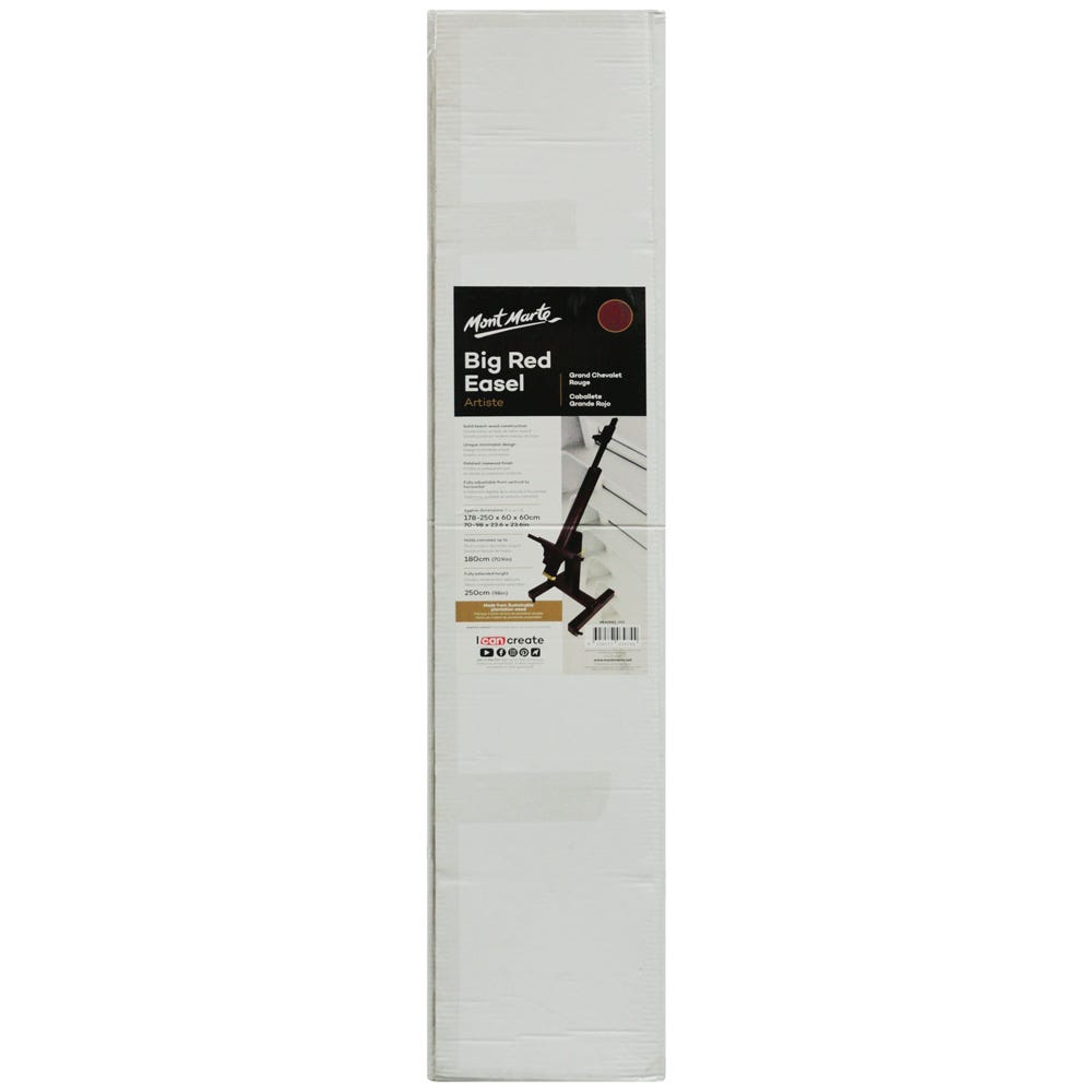 Mont Marte Big Red Easel Beech Artiste