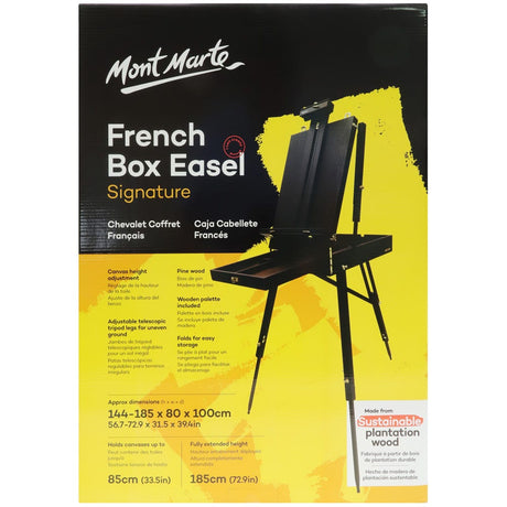 Mont Marte French Box Easel Signature