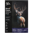 Mont Marte Black Paper Sketch Pad Signature 140Gsm A4 25 Sheet