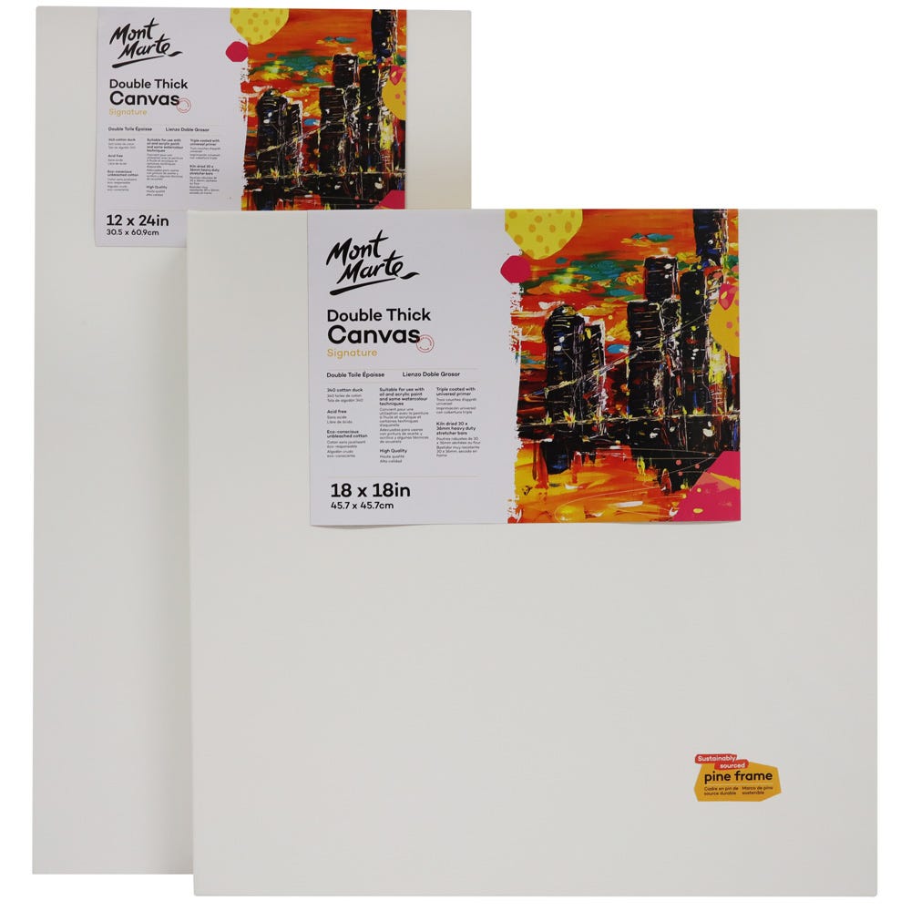 Mont Marte Canvas Double Thick Signature 60 9 X 76 2Cm 24 X 30In