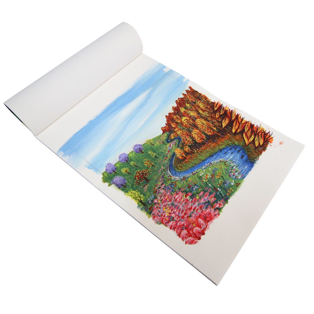 Mont Marte Canvas Pad Signature 10 Sheet A3 11 7 X 16 5In