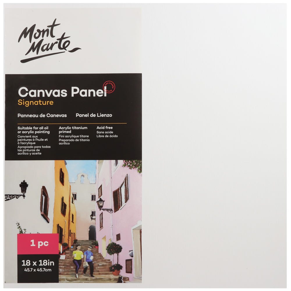 Mont Marte Canvas Panel Signature 1Pc 45.7 X 45.7Cm (18 X 18In)