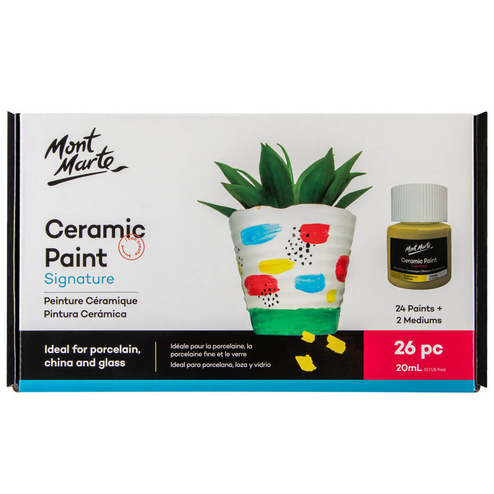 Mont Marte Ceramic Paint Signature 26 X 20Ml (0.7 Us Fl.Oz)