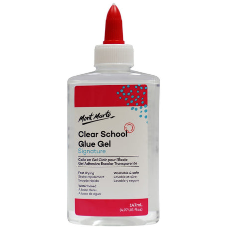 Mont Marte Clear School Glue Gel 147ml