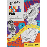 Mont Marte Colour And Play Pad A4 80Gsm 28 Sheets