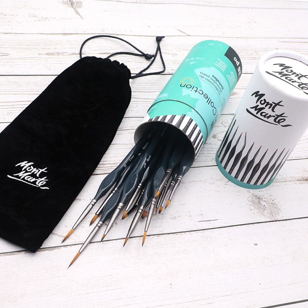 Mont Marte Detail Brush Collection Signature 15Pc