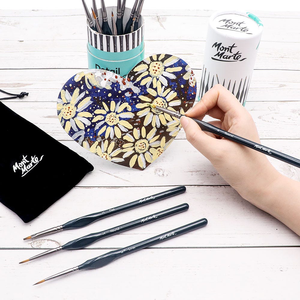 Mont Marte Detail Brush Collection Signature 15Pc