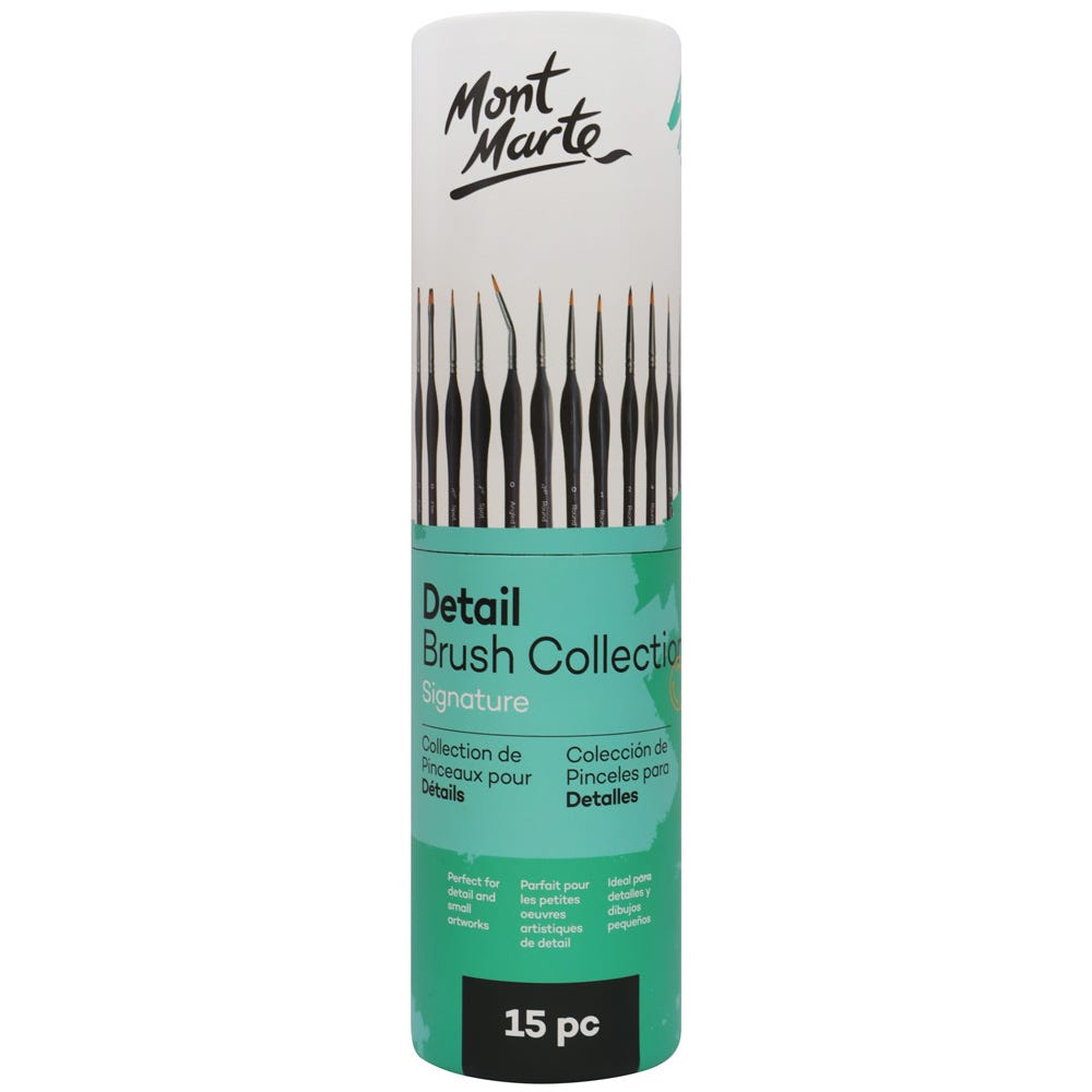 Mont Marte Detail Brush Collection Signature 15Pc