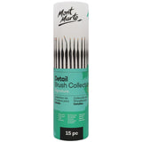 Mont Marte Detail Brush Collection Signature 15Pc