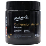 Mont Marte Dimension Acrylic Premium 250ml - Lamp Black