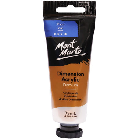 Mont Marte Dimension Acrylic Premium 75ml - Cyan