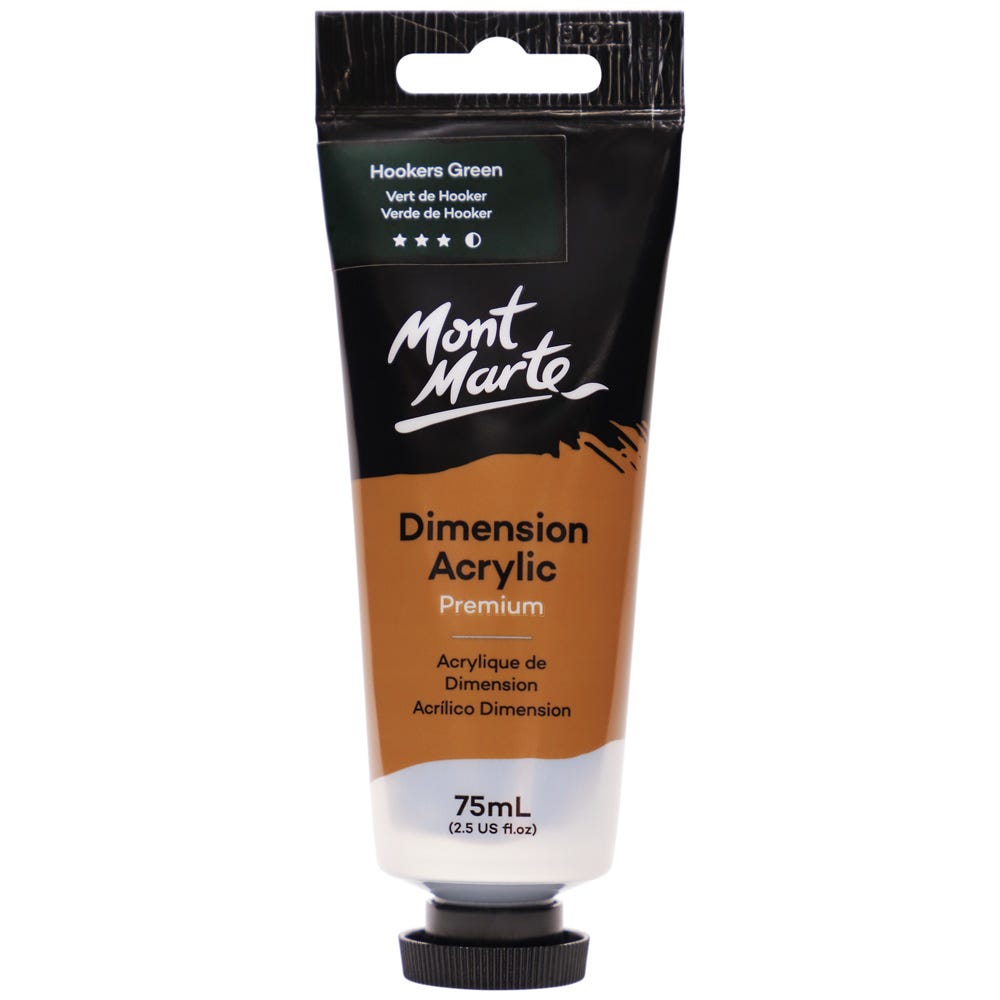 Mont Marte Dimension Acrylic Premium 75ml - Hookers Green