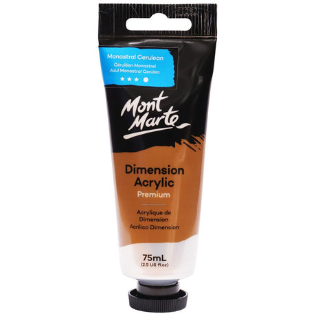 Mont Marte Dimension Acrylic Premium 75ml - Monastral Cerulean
