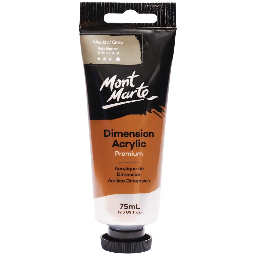 Mont Marte Dimension Acrylic Premium 75ml - Neutral Grey
