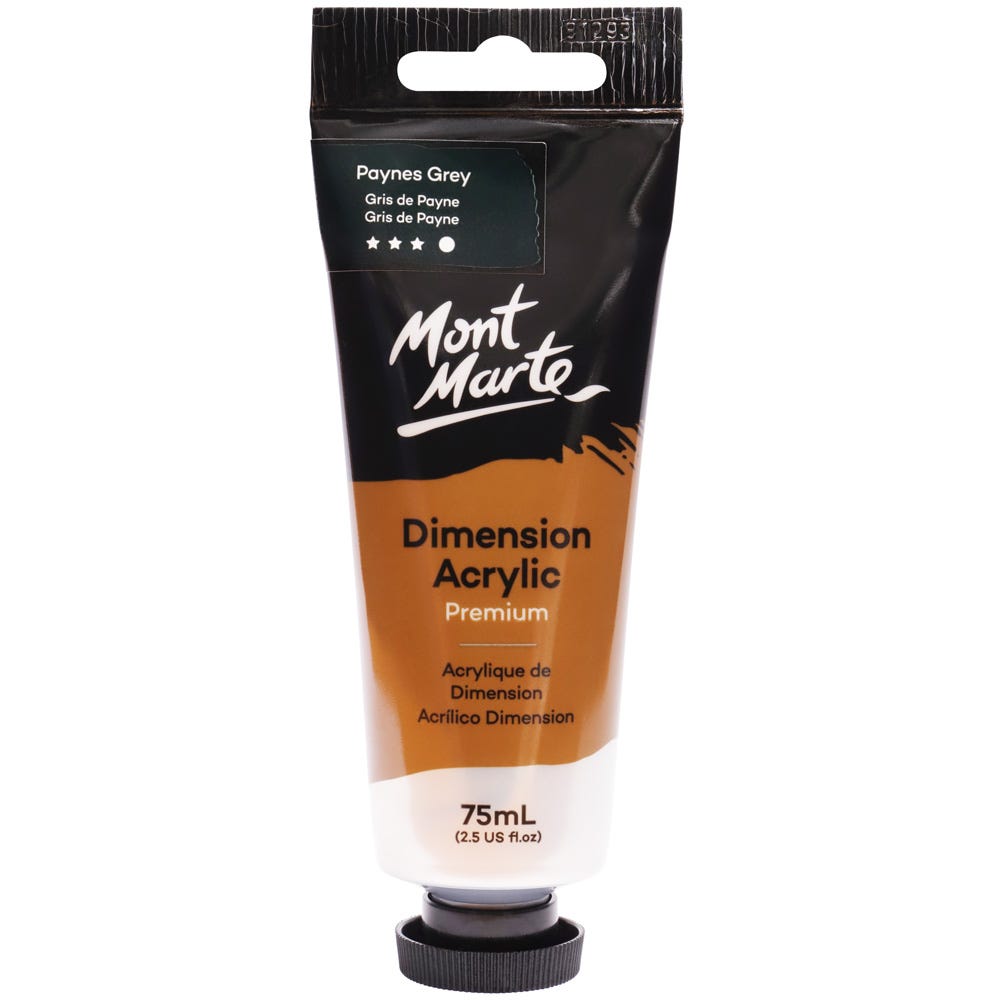 Mont Marte Dimension Acrylic Premium 75ml - Paynes Grey